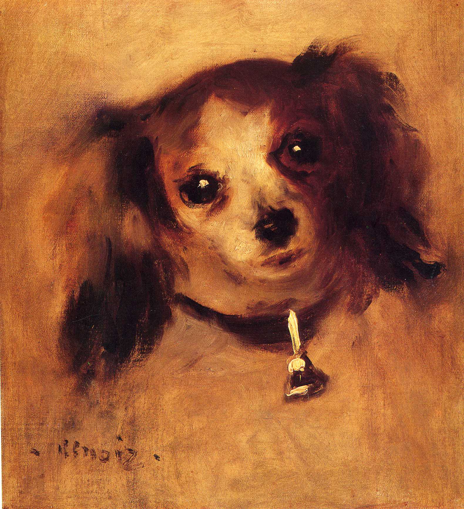 Head of a dog 1870
